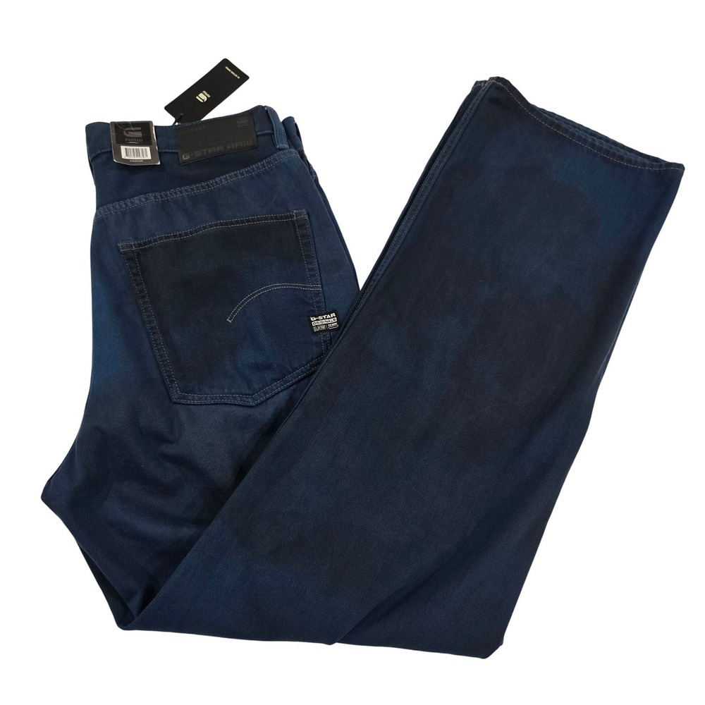 G-Star Raw Type 96 Y2K Baggy Loose Jeans Mens 32/34 Blue Vintage Wash